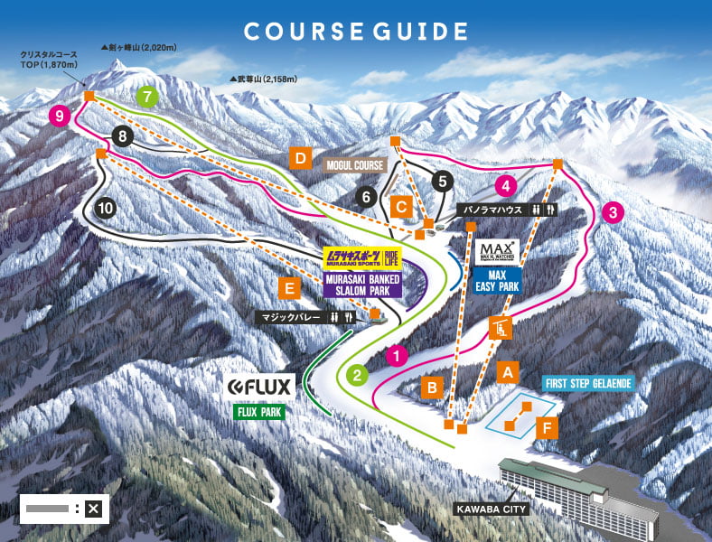 Kawaba Ski Resort Ski Map